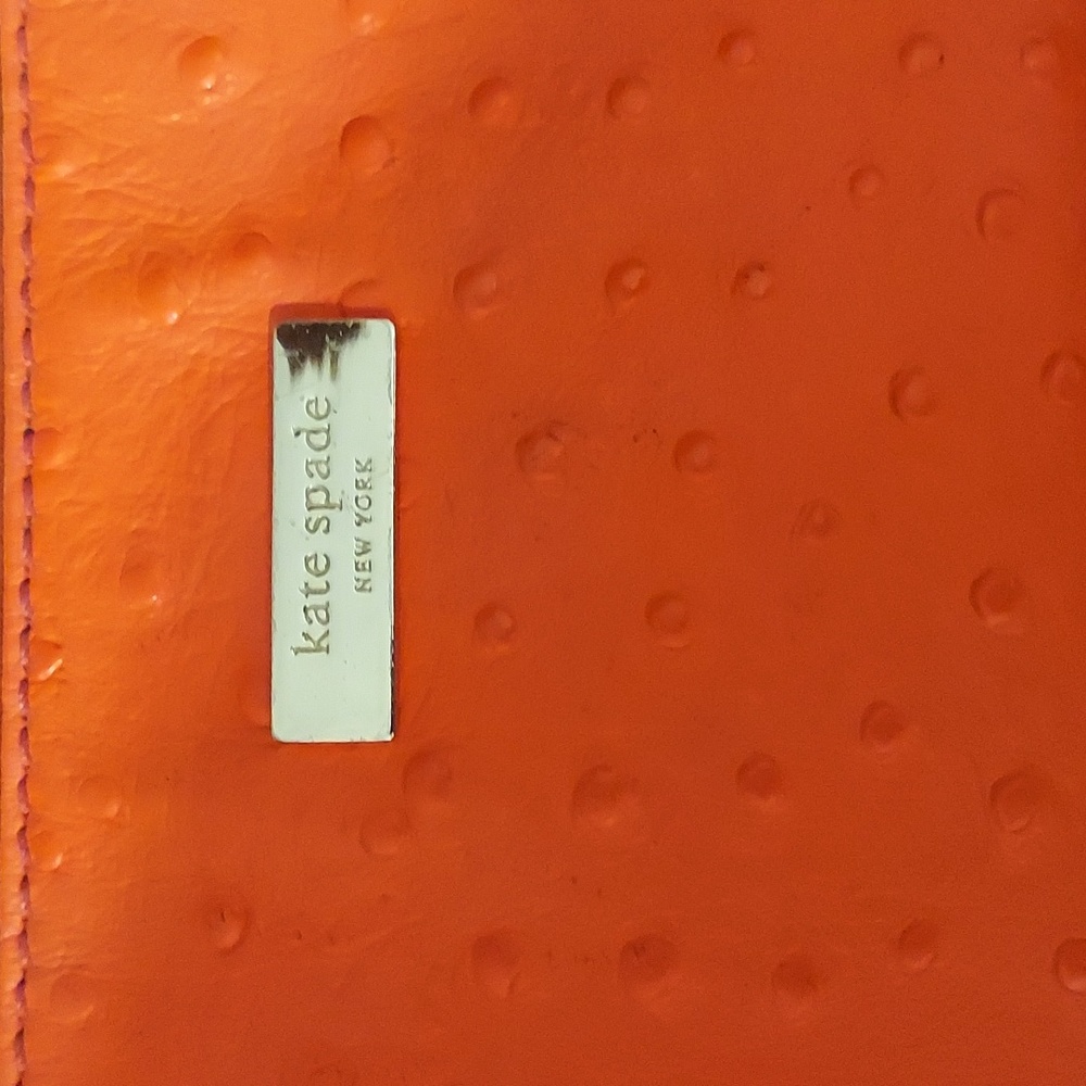 KATE SPADE Wellsley Orange "Martine" Satchel 5 Pc Set - Picture 11 of 16